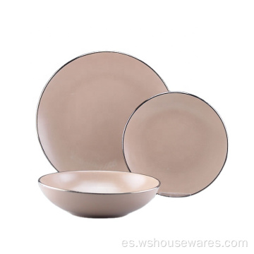 Modern Nordic Design Ceramicware Juego de vajillas para restaurante